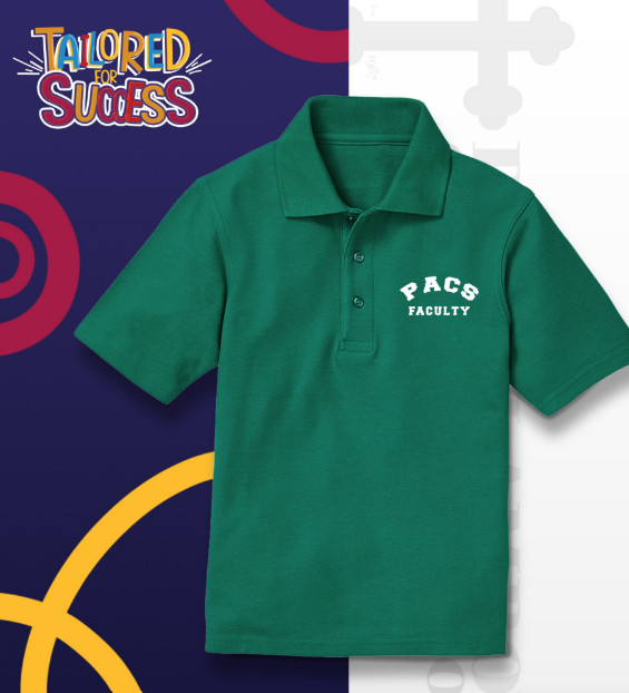 FACULTY SHORT SLEEVE POLO WITH EMBROIDERY – GREEN