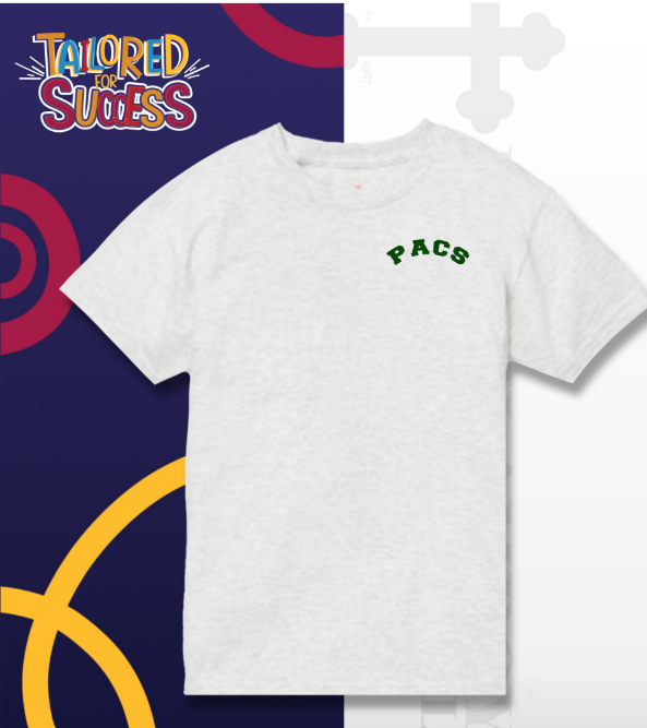 Short Sleeve T-shirt With Heat Transferred Logo